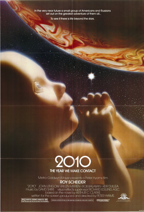 2010 the year we make contact 1984 one sheet poster folded