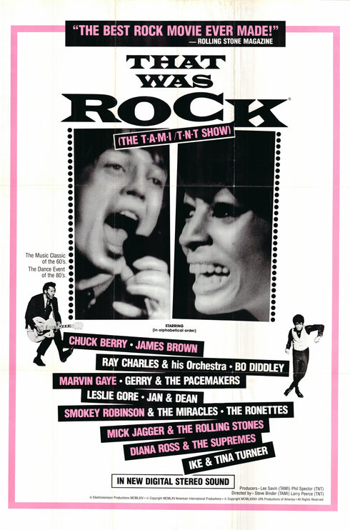 that was rock 1982 one sheet poster folded