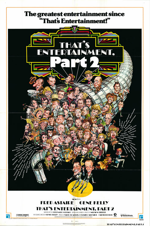 that's entertainment part 2 1975 one sheet poster folded