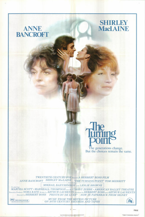 the turning point 1977 one sheet poster folded