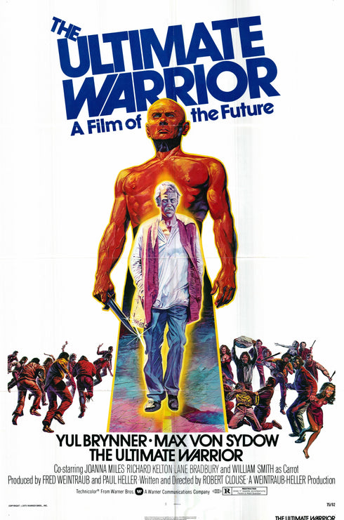 the ultimate warrior 1975 one sheet poster folded