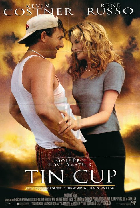 tin cup 1996 one sheet poster folded