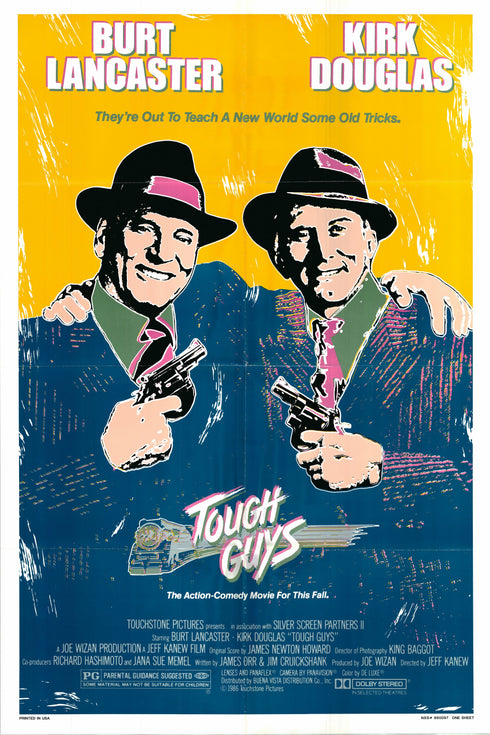 tough guys 1986 one sheet poster folded