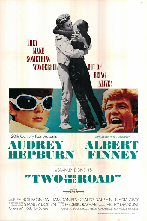 two for the road 1967 one sheet poster folded
