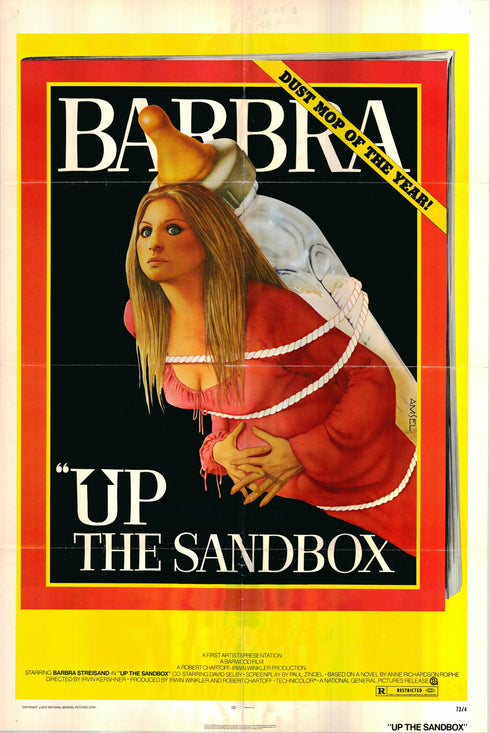 up the sandbox 1972 one sheet poster folded