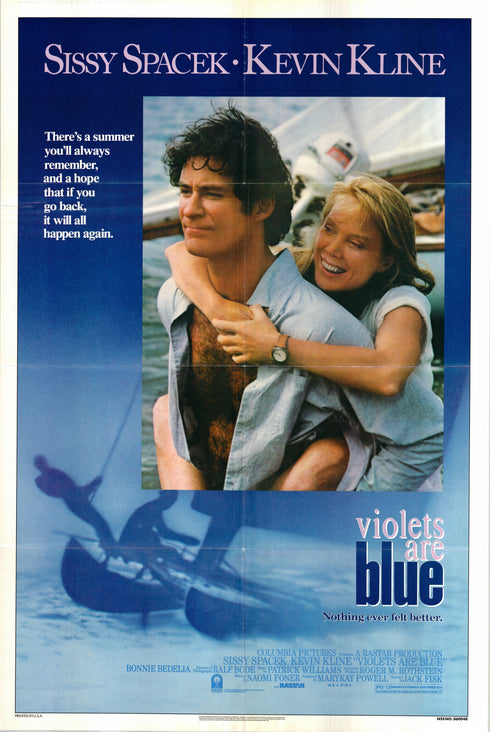 violets are blue 1986 one sheet poster folded