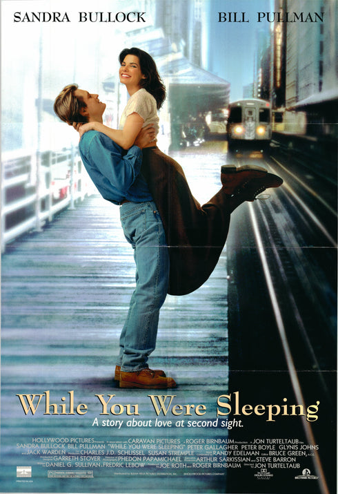 while you were sleeping 1995 one sheet poster folded