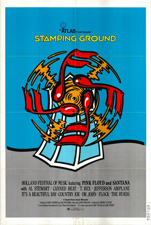 stamping ground 1975 one sheet poster folded