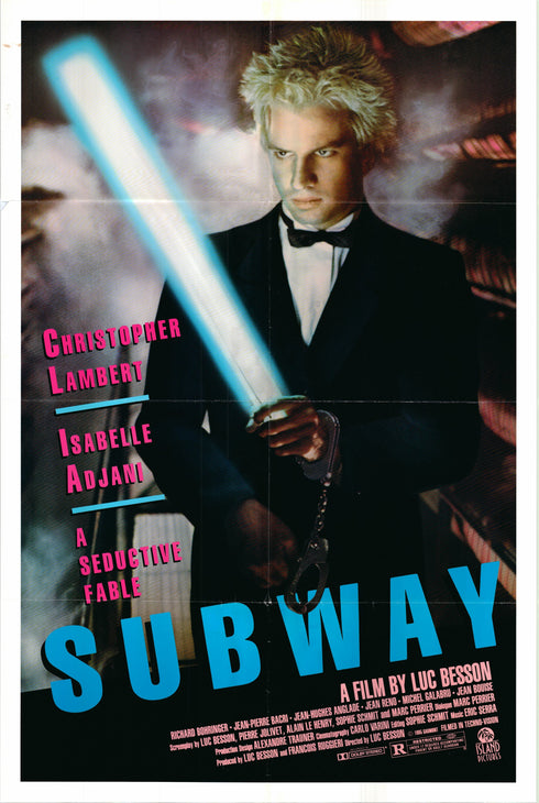 subway 1985 one sheet poster folded