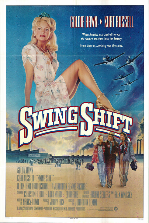 swing shift 1984 one sheet poster folded