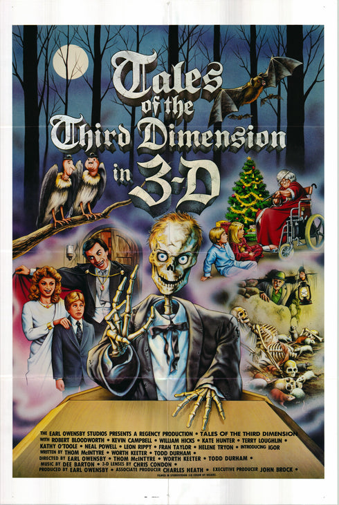 tales of the third dimension 1984 one sheet poster folded