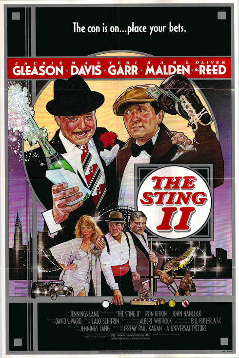 the sting II 1983 one sheet poster folded
