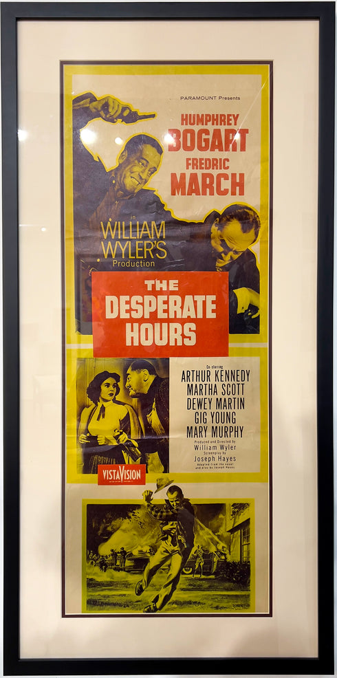 The Desperate Hours, 1955<br>(linen-backed + framed)
