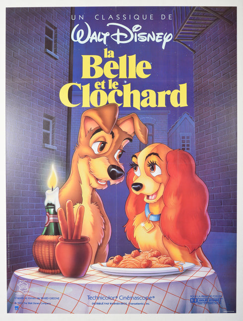 Lady And The Tramp, 1980R<br>(linen-backed + framed)