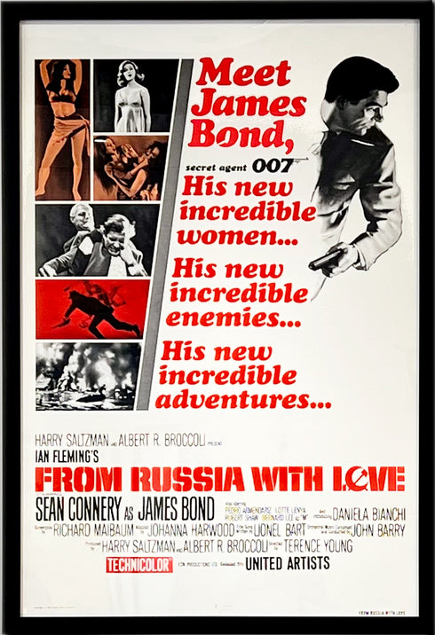 From Russia With Love<br>(linen-backed + framed)