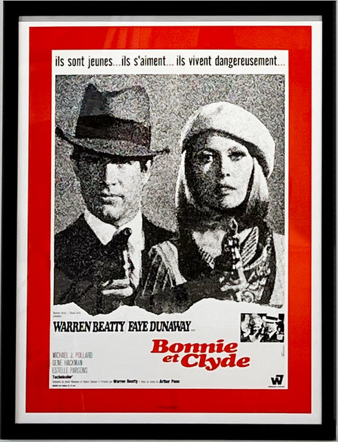 Bonnie And Clyde, 1967<br>(linen-backed + framed)